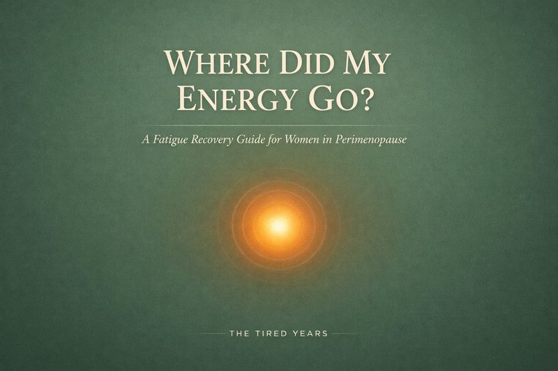 Where Did My Energy Go? A Fatigue Recovery Guide for Women in Perimenopause