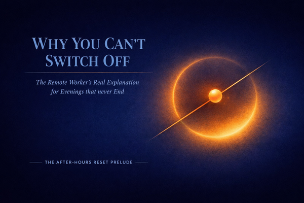 Why You Can't Switch Off: The Remote Worker's Real Explanation for Evenings that never End